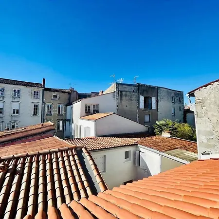 La - T3 Avec Terrasse Plein Centre Lr 아파트 *